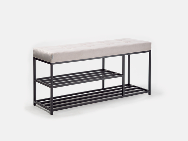 ławka pikowana ze schowkiem